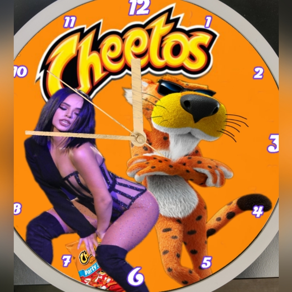 Becky G Cheetos dance clock